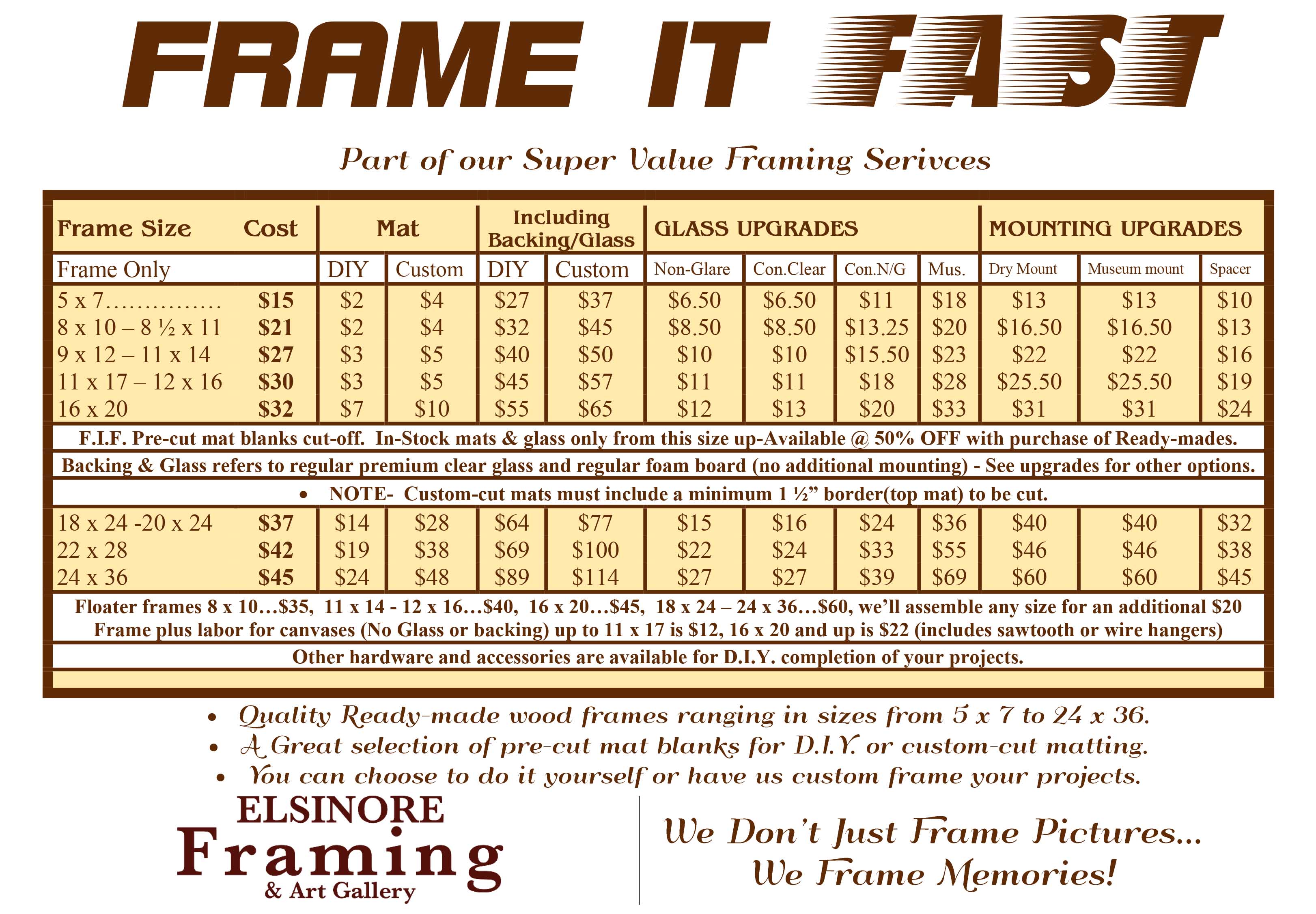 FRAME IT FAST-1